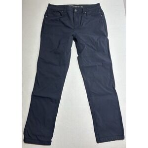 Western Rise AT Pant Mens 33x30 Blue Tech Chino 5-Pocket Stretch Trousers